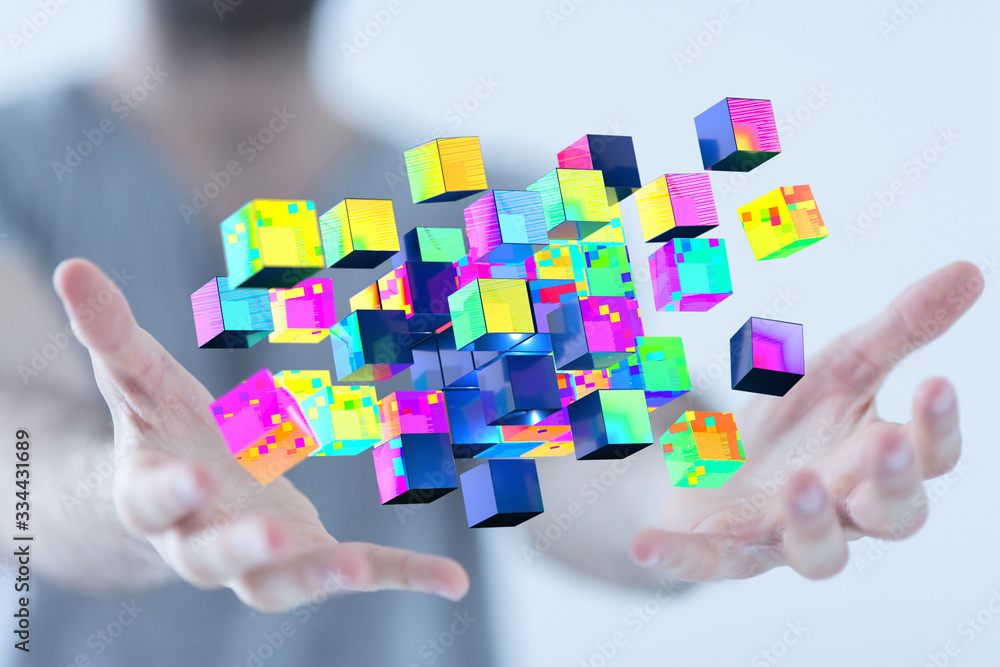 Cloud storage and Computing concept. Cloud storage and Computing concept.