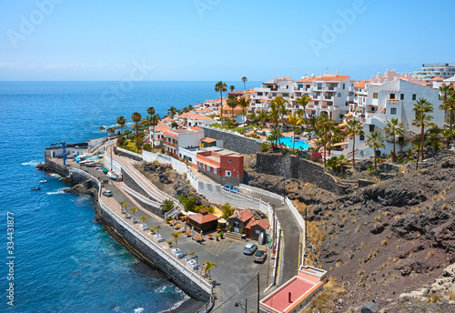 Scenic coastal view of Province of Santa Cruz, Tenerife, Spain. © MaciejBledowski
