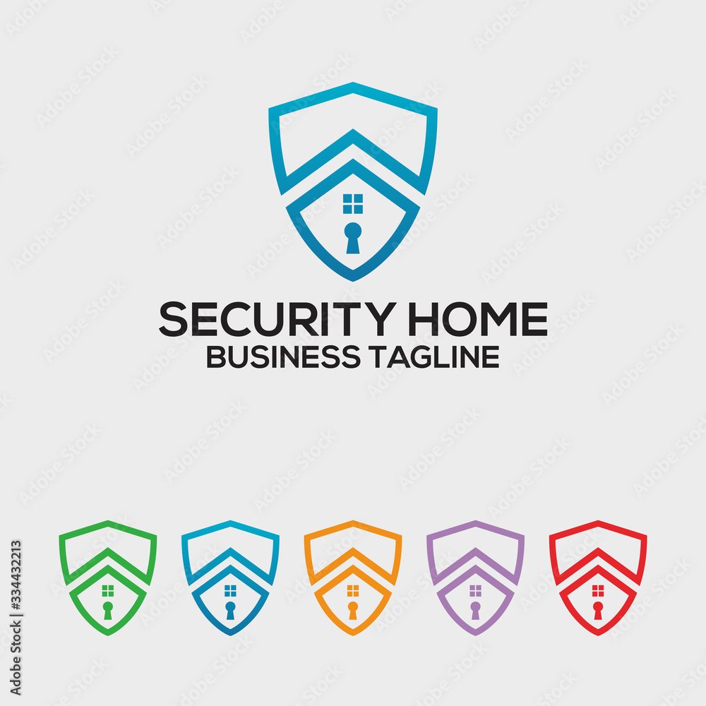 security home logo template security home logo template