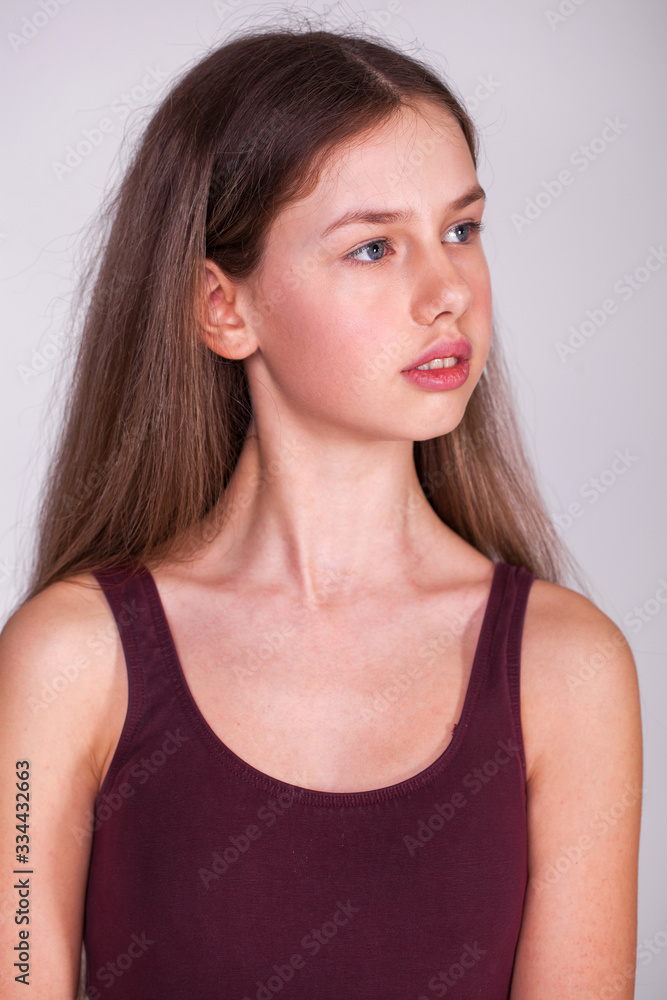 Close up portrait of a young beautiful woman Close up portrait of a young beautiful woman