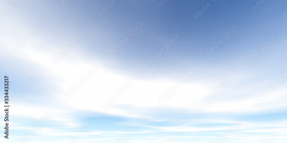 The sky and the sun. 3D rendering The sky and the sun. 3D rendering