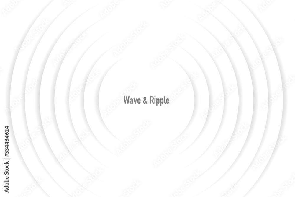 Vector illustration of radio wave and ripple Vector illustration of radio wave and ripple