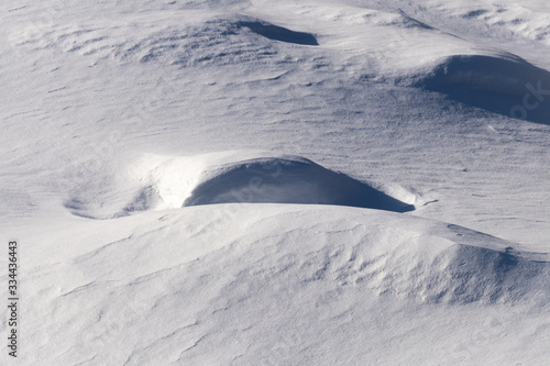 Close up of snow dunes © Ilkka