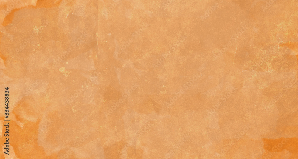 orange paper background with grunge vintage texture in elegant website or textured paper design. Digital watercolor illustration.
