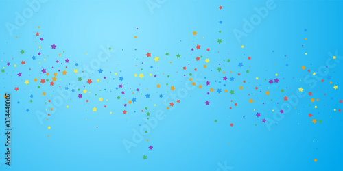 Festive confetti. Celebration stars. Joyous stars 