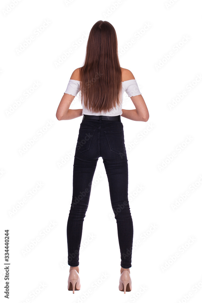 Fashion portrait of a young beautiful woman Fashion portrait of a young beautiful woman