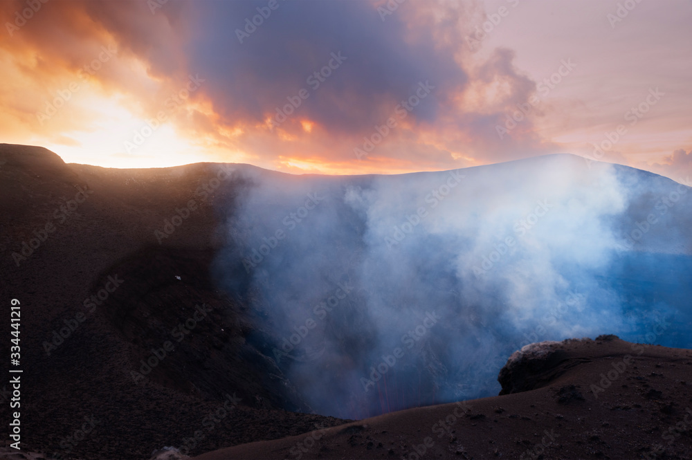 Vanuatu Tanna Yasur Sunset volcan