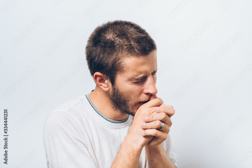 Prayer. Man. Prayer. Man.