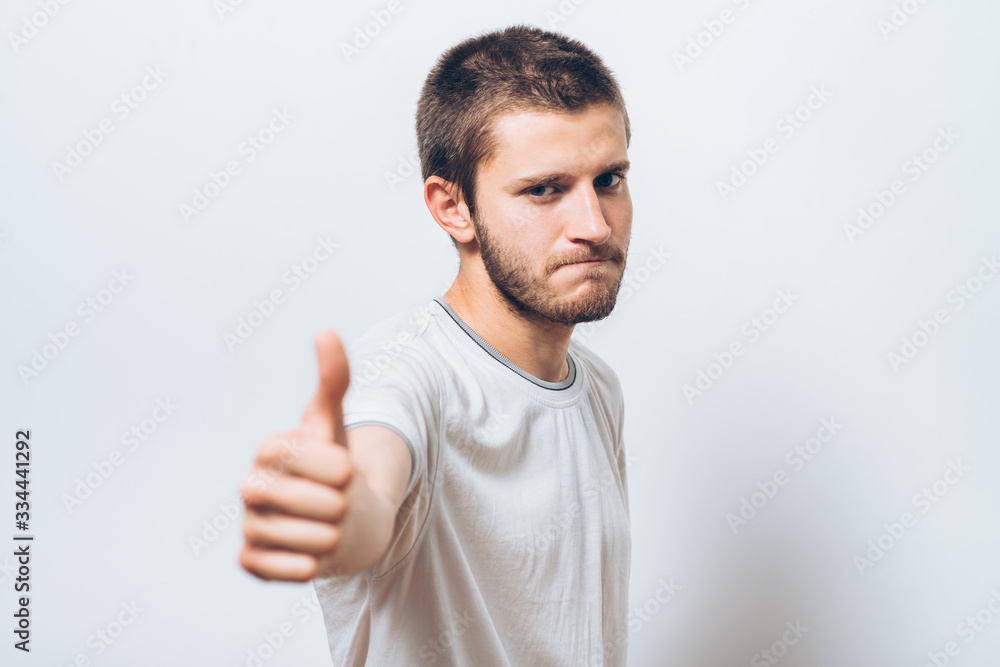 Man Showing Thumb Up