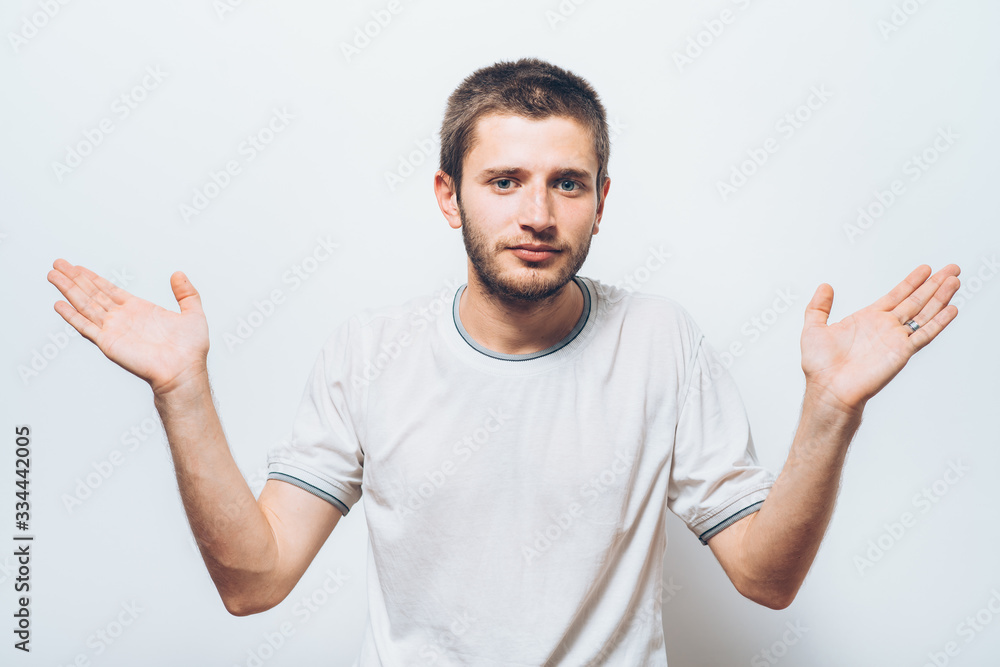 man throws up his hands man throws up his hands