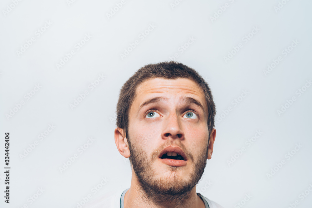 Obraz premium Man thinks