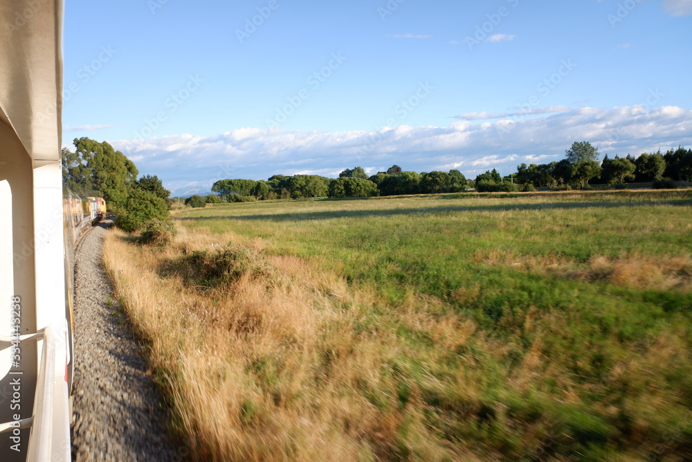 Fototapeta premium コースタル・パシフィック号 Coastal Pacific Train