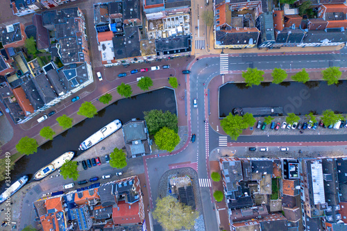 Aerial drone photo of Groningen, Netherlands