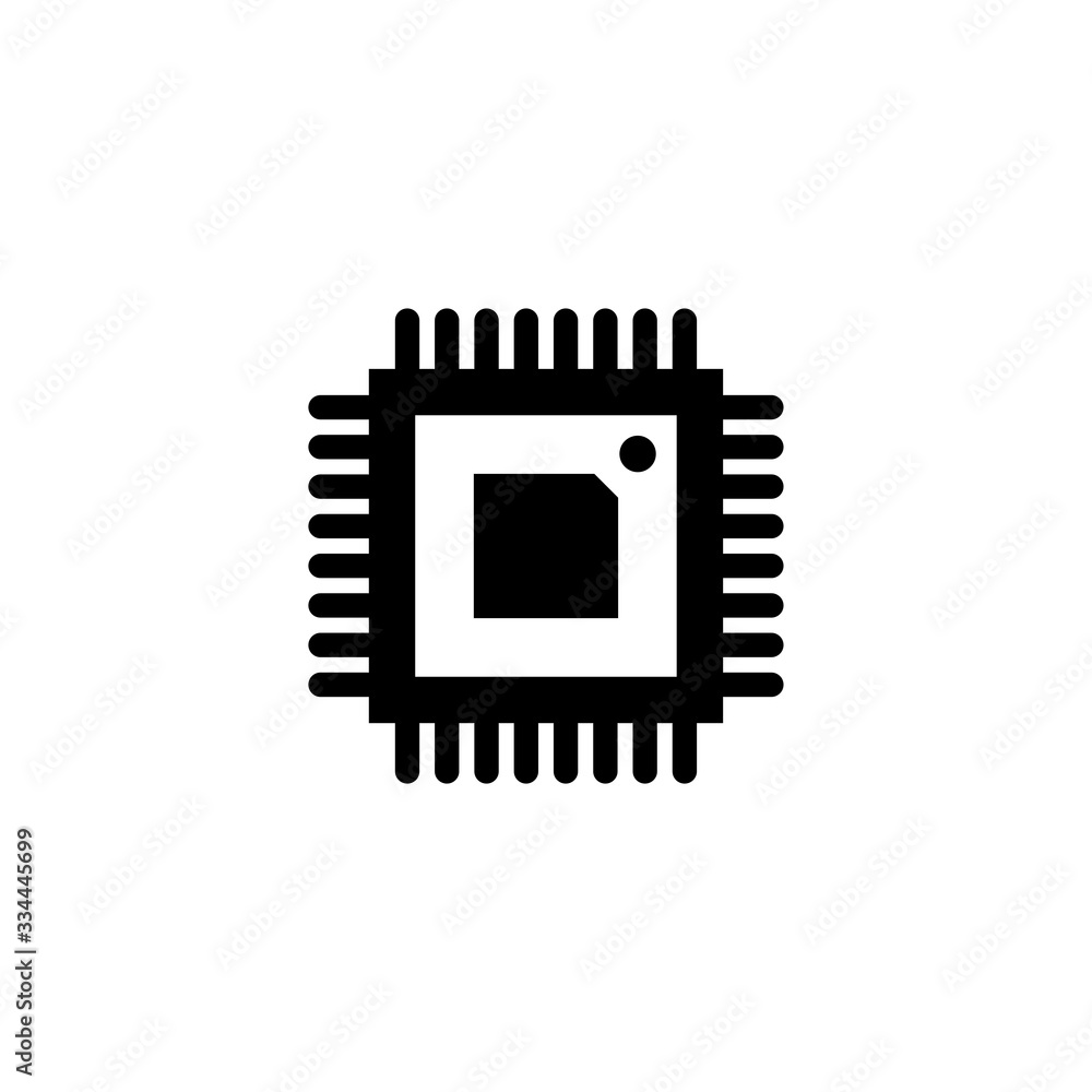 electronic chip vector icon isolated on white background. computer chip icon. cpu microprocessor chip icon. electronic chip vector icon isolated on white background. computer chip icon. cpu microprocessor chip icon.