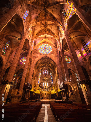 interior of the cathedral of Palma de Mallorca