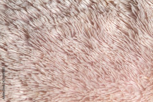 pink faux fur fabric grass