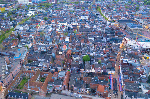Aerial drone photo of Groningen  Netherlands