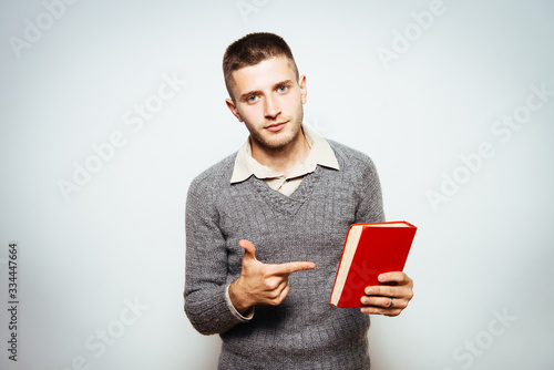 The man with a book