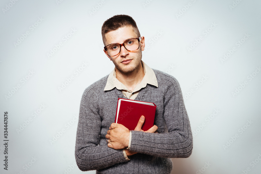 The man with a book The man with a book