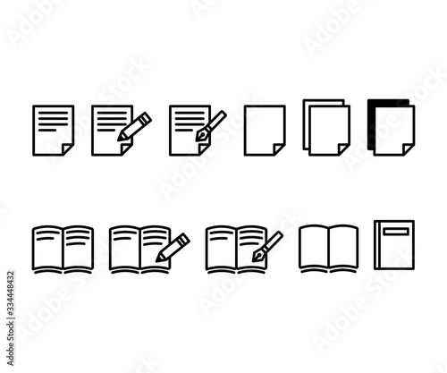 ノートと鉛筆のアイコン ビジネス 紙 イラスト 勉強 メモ ペン Stock Illustration Adobe Stock ノートと鉛筆のアイコン ビジネス 紙 イラスト 勉強 メモ ペン Stock Illustration Adobe Stock