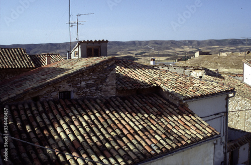 Hinojosa de Jarque, Village, Historical, Teruel, Aragon, Spain