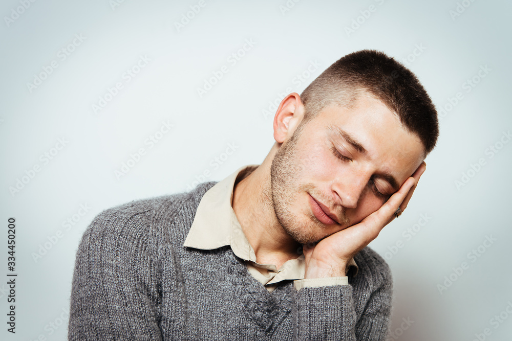 Obraz premium Sleep. Man