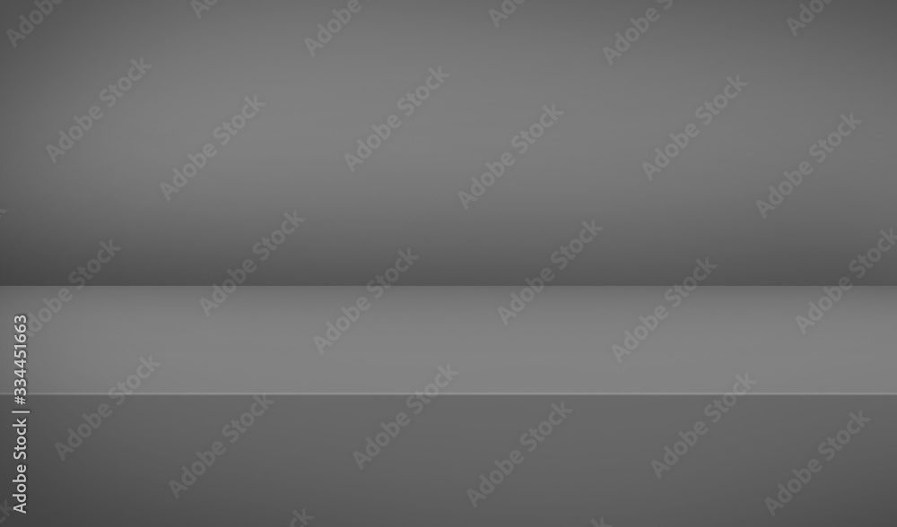 Empty gray color studio table room background, banner for advertise product, product display with copy space for display of content design. Banner for advertise product on website. Empty gray color studio table room background, banner for advertise product, product display with copy space for display of content design. Banner for advertise product on website.