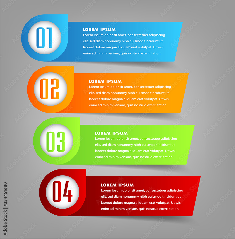 modern paper text box template, banner Infographic modern paper text box template, banner Infographic