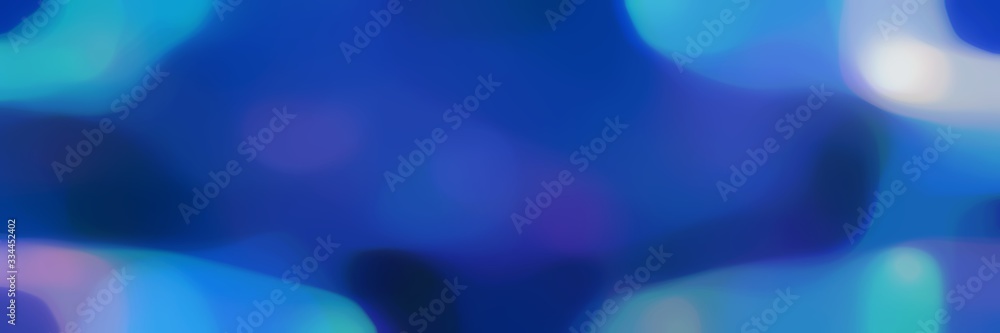 centered smooth horizontal card background with strong blue, light pastel purple and light sea green colors and free text space