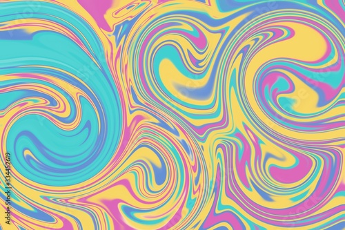 Full color abstract background  Multicolor digital abstract creative background from curved lines. Multicolor digital background from curved lines. illustration.