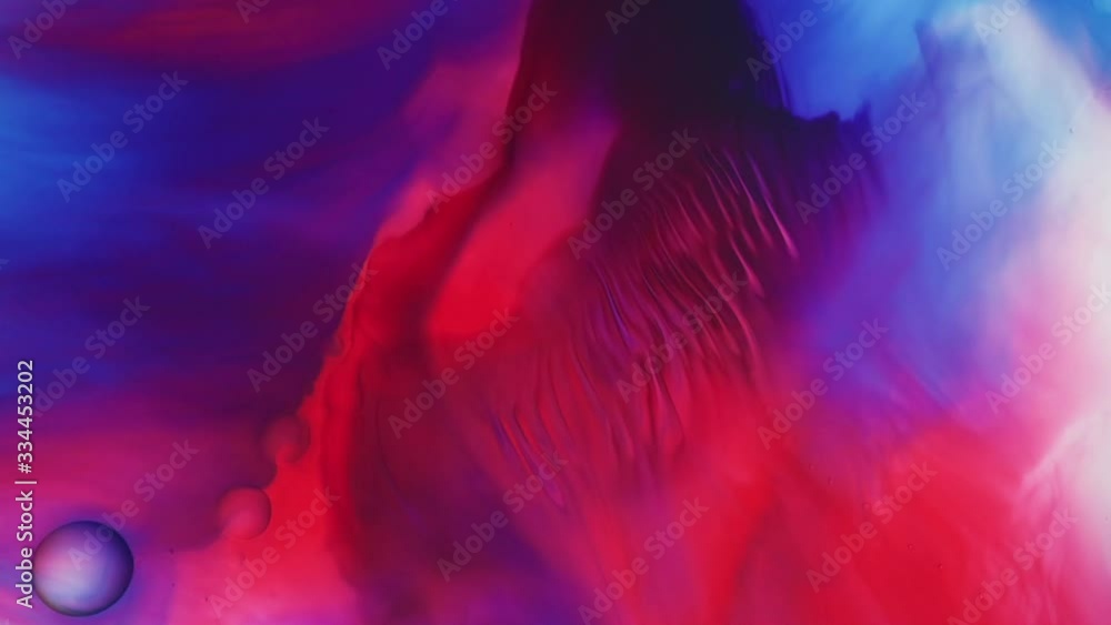 Abstract pulsing ink color cloud Abstract pulsing ink color cloud