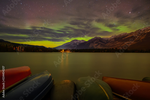 Edith Lake, Jasper Alberta Kanada aurora borealis northern lights © Jaro
