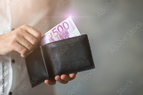 500 euro , portfel