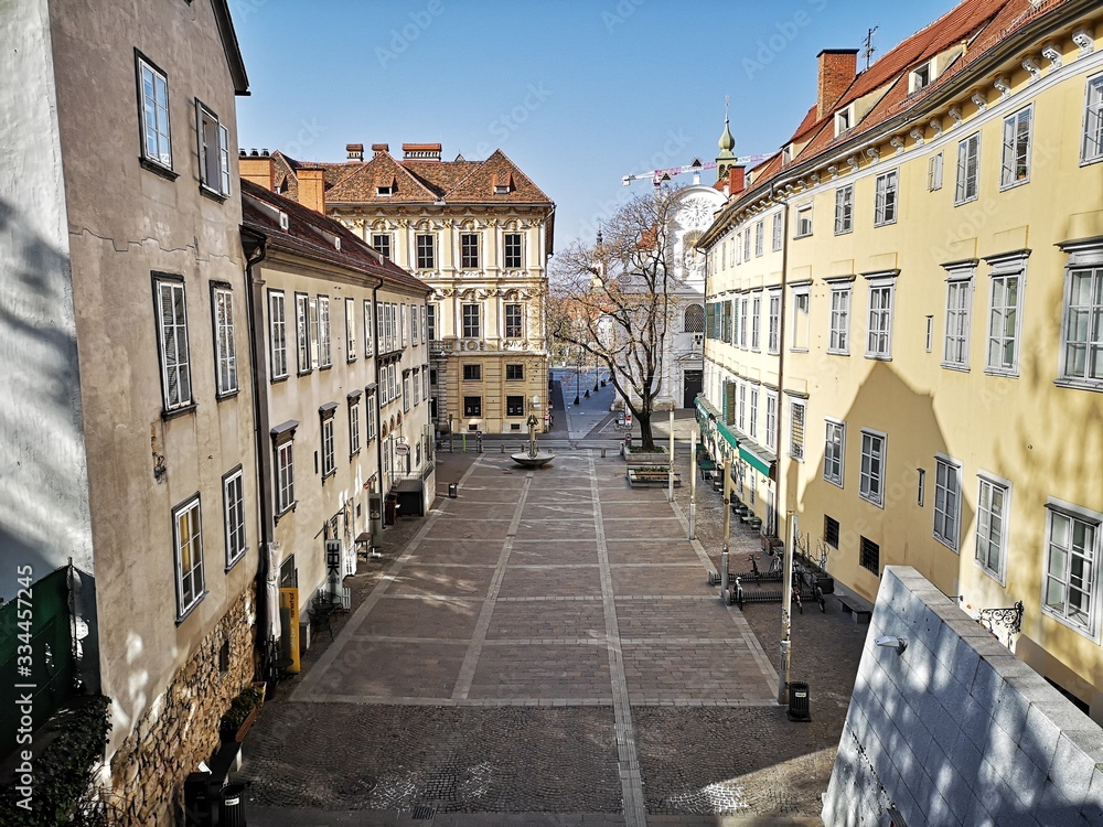 Schlossbergplatz und Kriegssteig Graz