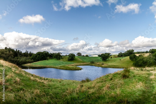 Gorgeous inspirational view of the countryside of Southern Scotland in the Summer.
