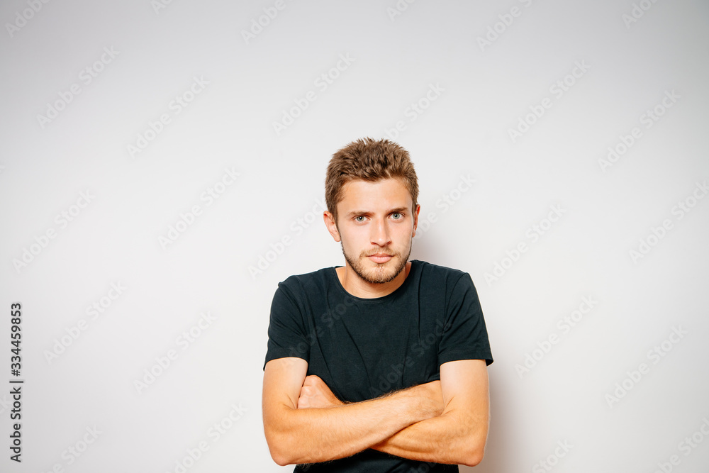 Portrait of a man arms folded Portrait of a man arms folded