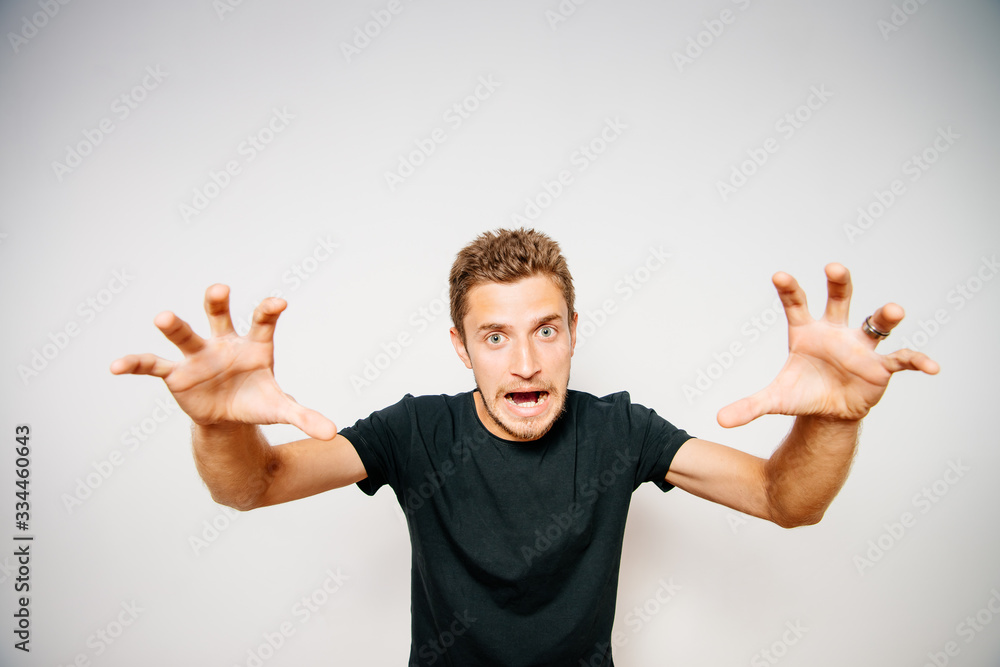 Fototapeta premium Man angry