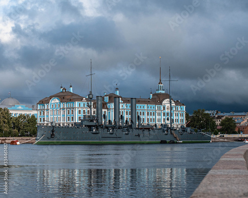 old fishing boat on the river