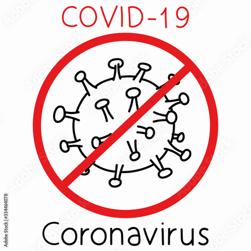 Illustrations concept coronavirus COVID-19. Coronavirus is walking on the planet. virus wuhan from china. Vector illustrate