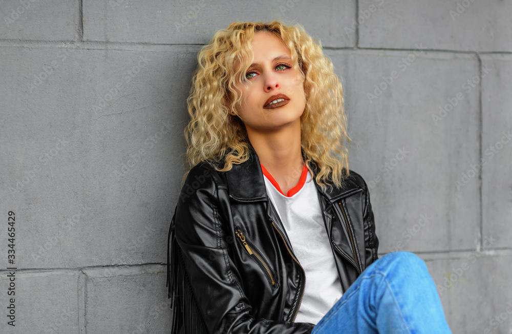 Portrait of attractive sad woman Portrait of attractive sad woman
