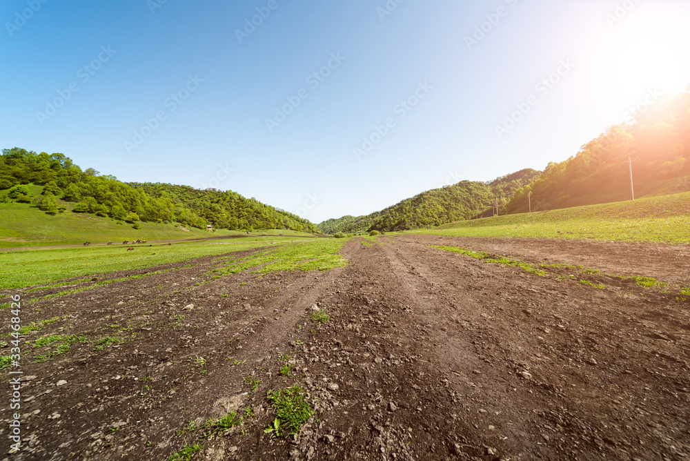 Naklejka premium Guanshan Pasture