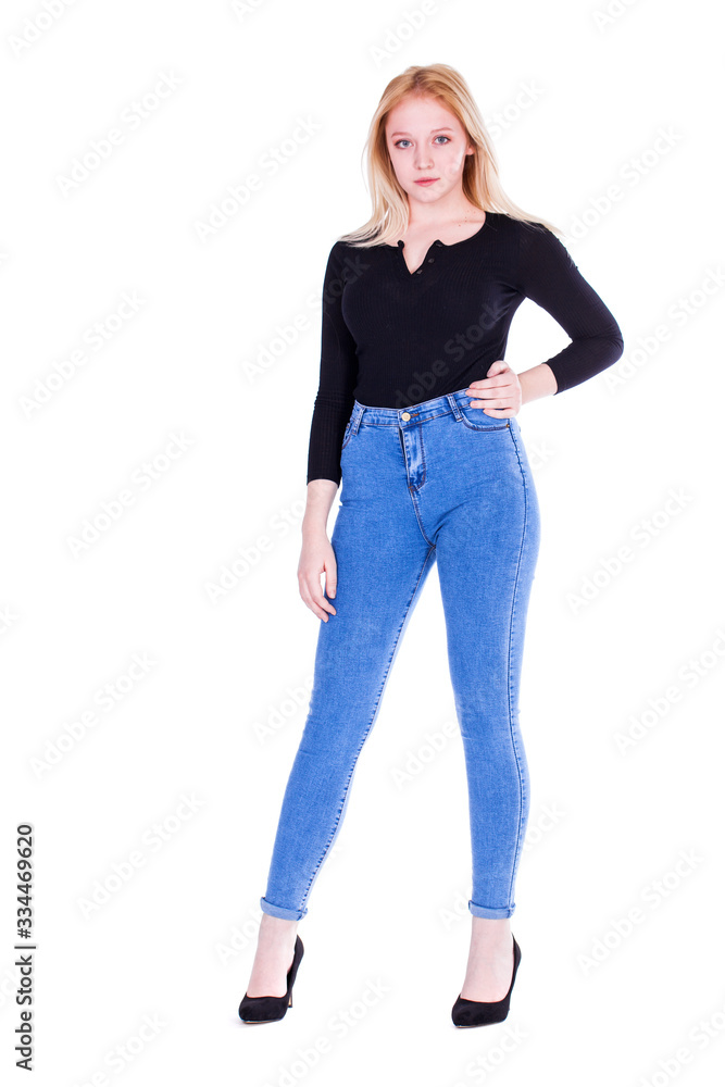 Fashion portrait of a young beautiful woman Fashion portrait of a young beautiful woman