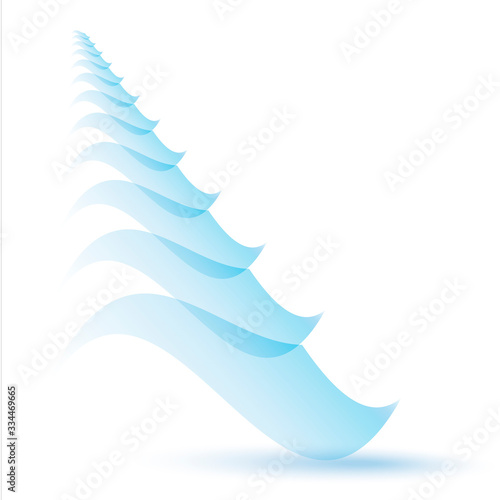 Hintergrund Dreieck blau 4