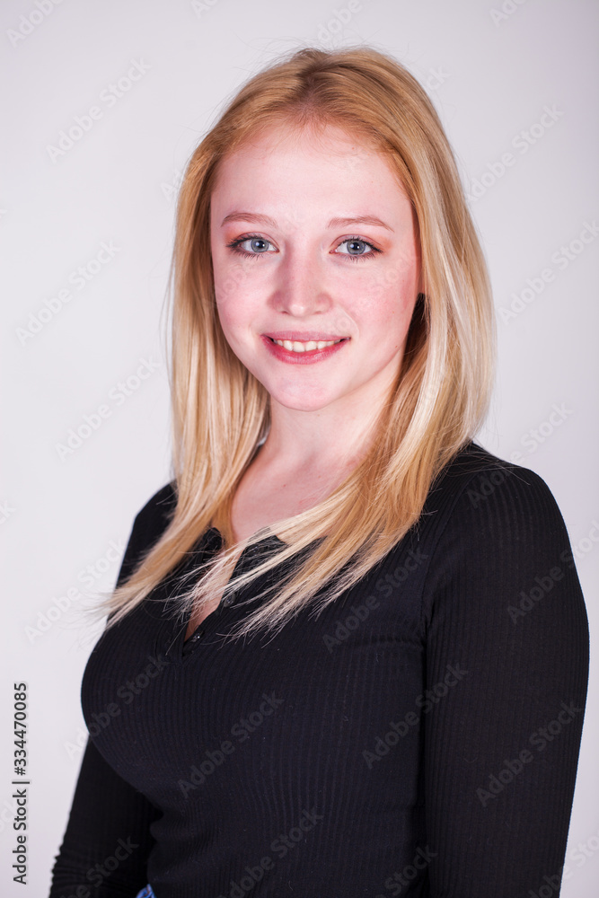 Close up portrait of a young beautiful woman Close up portrait of a young beautiful woman