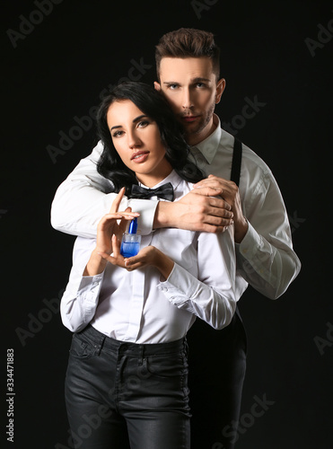 Stylish young couple with p...