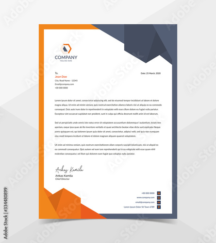 Professional And Modern Corporate Letterhead Template
