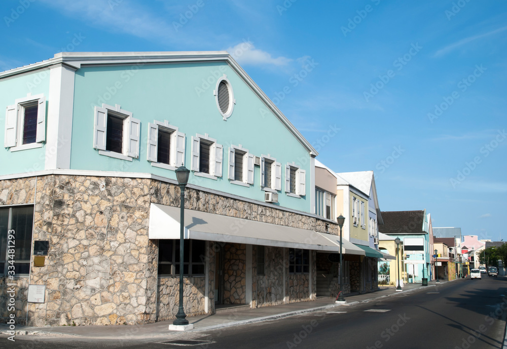 Bay Street - Nassau Main Street in the Morning Bay Street - Nassau Main Street in the Morning