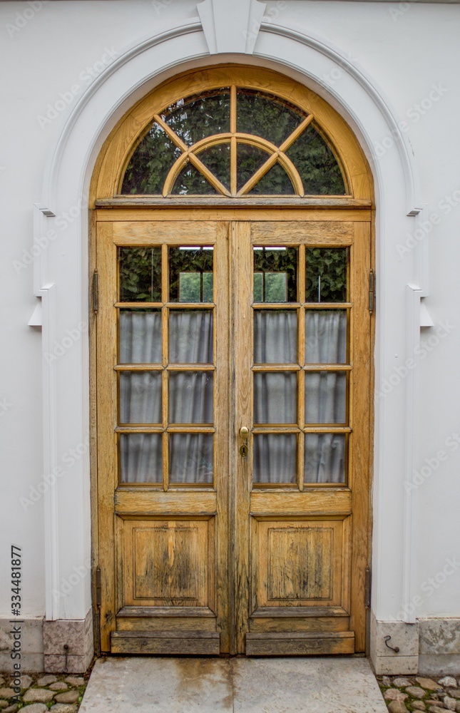 old wooden door
