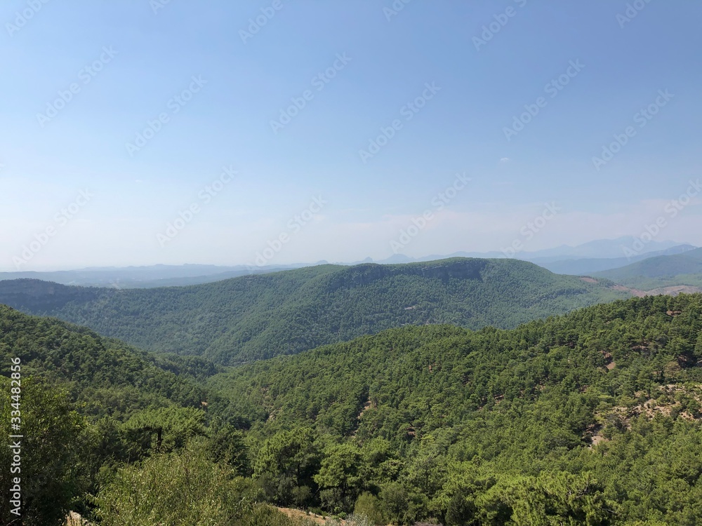 Naklejka premium Mountains