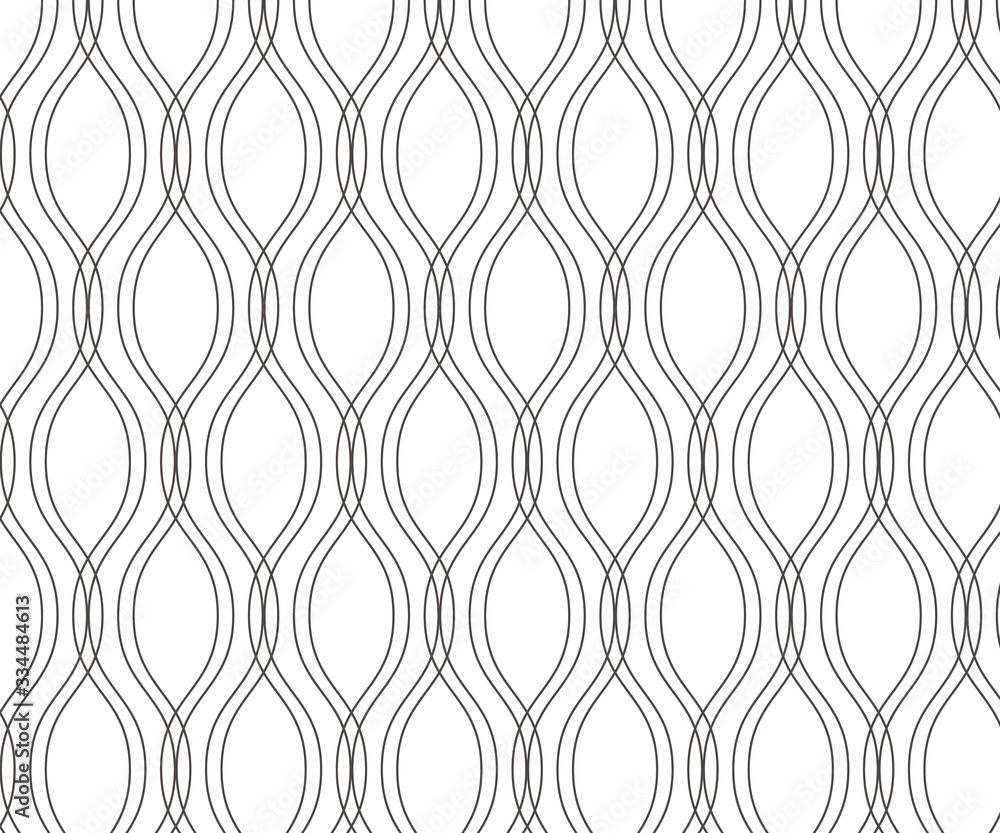 Repeating wavy line vector pattern Repeating wavy line vector pattern